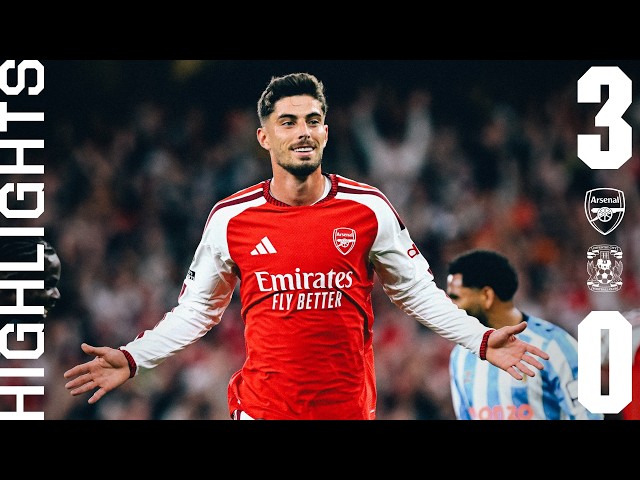 HAVERTZ, SAKA & ODEGAARD SECURE OUR OPENING-DAY WIN  | HIGHLIGHTS | Arsenal vs Coventry (3-0) | EPL