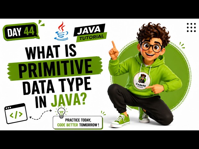 Java Data Types in Tamil | Primitive vs Non-Primitive | Day 44  | Code99 IT Academy