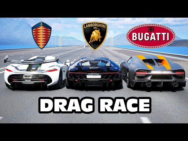 1600HP Chiron SS vs Jesko vs Centenario