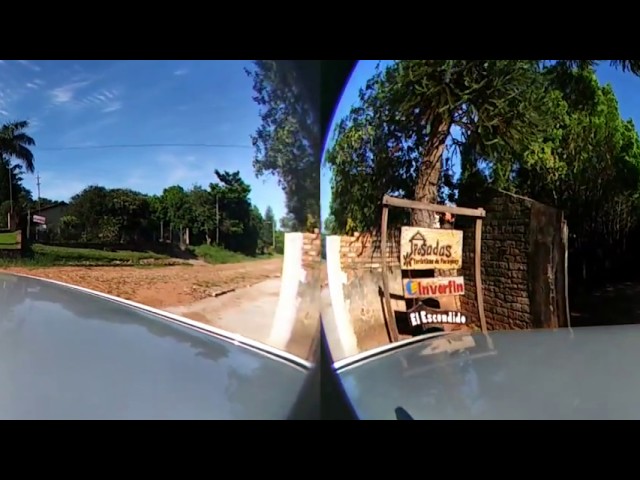 Camino a POSADA EL ESCONDIDO Caacupe con 360° CAM ( Paraguay )