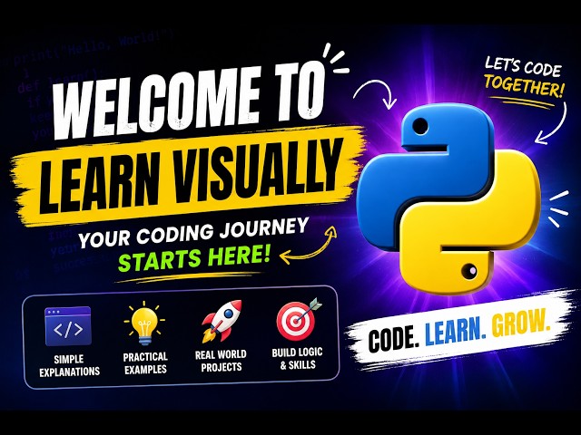 Python Tutorial for Beginners 🐍 | Learn Python Easily