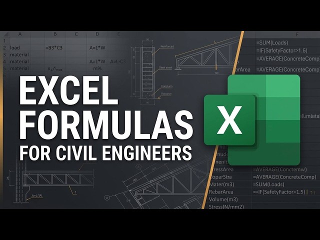 10 Excel Formulas That Make Civil Engineers Look Like Geniuses