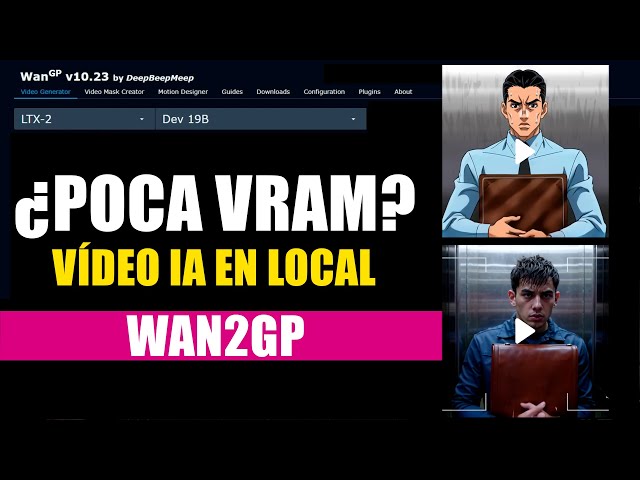 Generate AI video with limited VRAM? 🚀Wan2GP explained