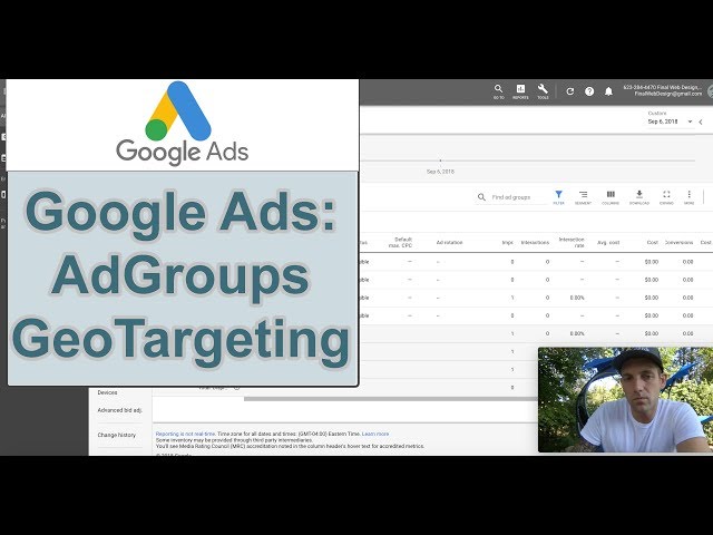 Google Ads: AdGroups Geo-Targeting