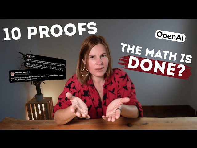 OpenAI's AI Solved 10 Math Problems for $2,000. Are Mathematicians Obsolete?