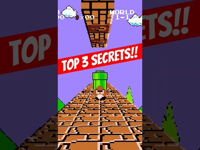 TOP 3 Super Mario Bros. (NES) Super Gaming Secrets of 2024!!