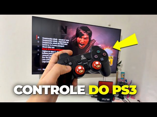 Como Usar um Controle de PS3 no PS2! Tutorial Completo 🎮
