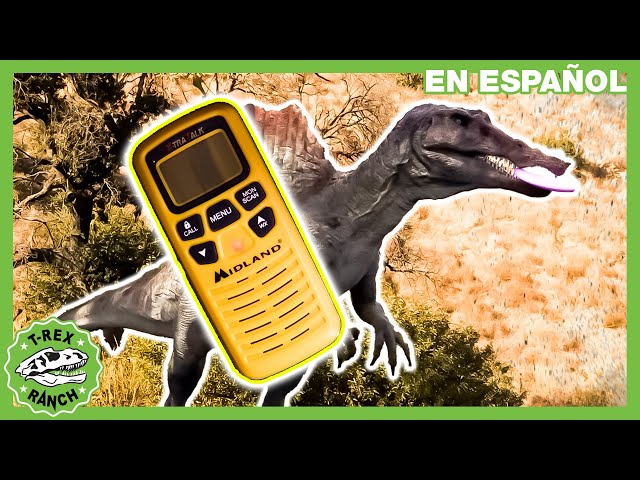 T-Rex Park | 📞 Gadget Competition! 📞 | Dinosaur and toy videos for kids