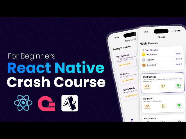 React Native Full Course 2025 | Become a React Native Pro in 4 Hours