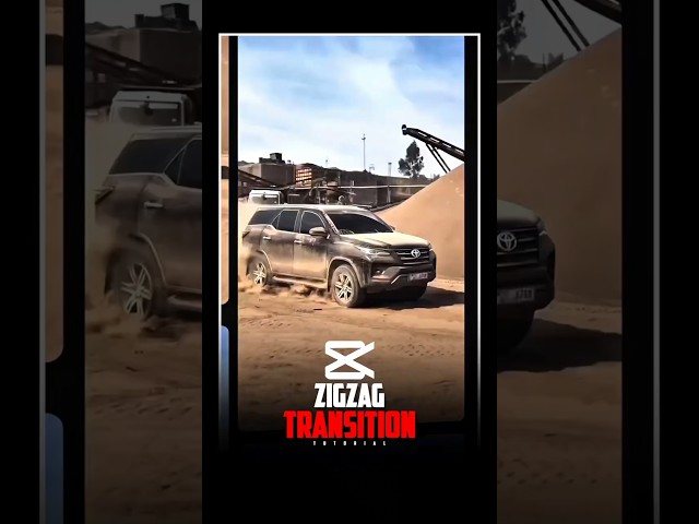 How I Create Zigzag Transition Tutorial in Capcut 🤯🔥 #edit #capcut #tutorial