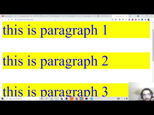 Difference Between querySelector() & querySelectorAll() in Javascript DOM Tutorial With Examples