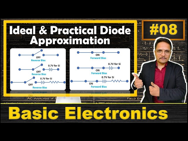 Ideal Diode and Practical Diode Approximation | Basic Electronics | Engineering Funda