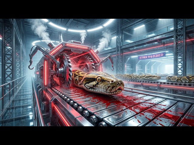 From Colossal Python Hides to Luxury Trunks | Inside a Heavy-Duty Leather Tannery