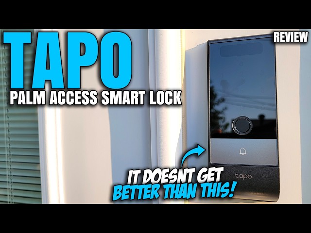The Best Smart Lock I've Tested So Far! | Tapo DL130 Palm Access Smart Lock Review