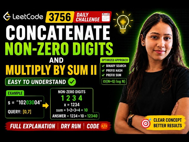 LeetCode 3756 Explained | Easy Trick to Solve Medium Problem 🚀 #Java #leetcode #dsa #faang