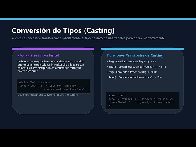 Variables Python Explicacion