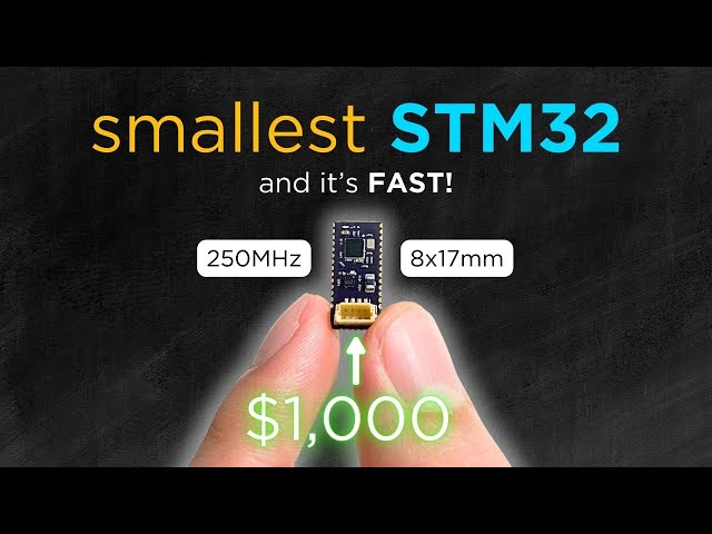 I made a tiny STM32 module which OUTPERFORMS ESP32