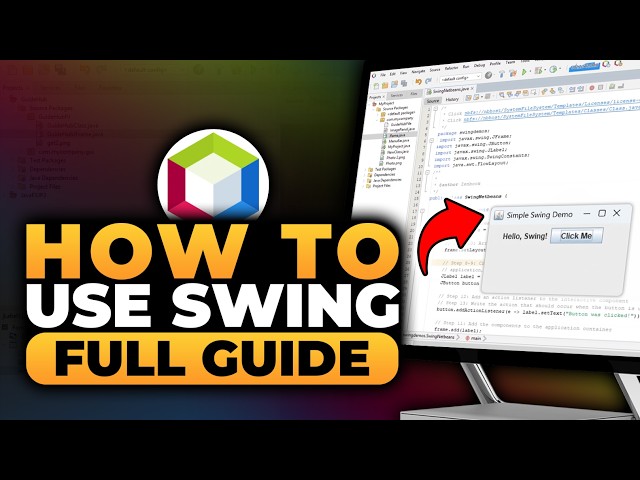 How To Use Swing in NetBeans (𝟮𝟬𝟮𝟲) | BEST FULL GUIDE | NO Yapping, To The Point! | FAST & EASY