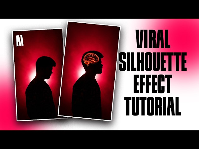 VIRAL SILHOUTTE EDITING USING AI COMPLETE WORKFLOW TUTORIAL