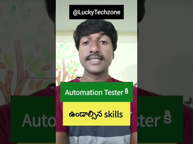 Automation Testing Engineer Skills #careeradvice #testing #selenium