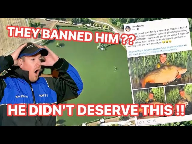 CARP ANGLER BANNED AND FISHERY SHARED HIS PERSONAL DETAILS !!  