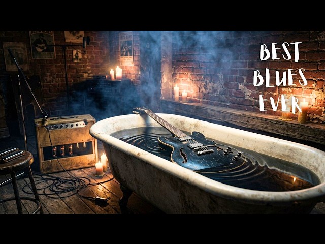 Soulful Blues Songs  Guitar Blues for Focus