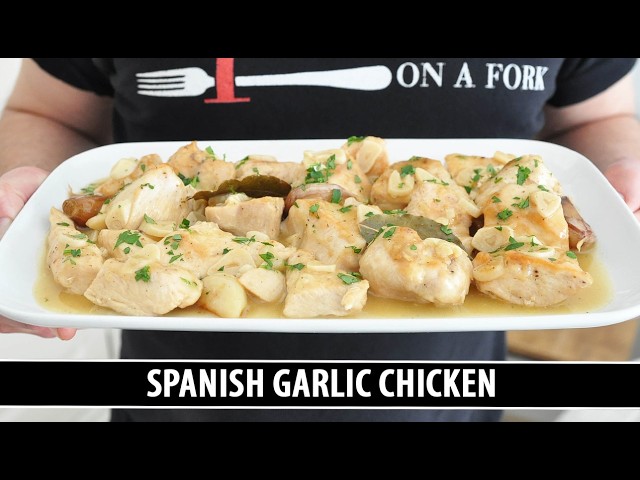 Spanish GARLIC Chicken | One of Spain's most Iconic Recipes