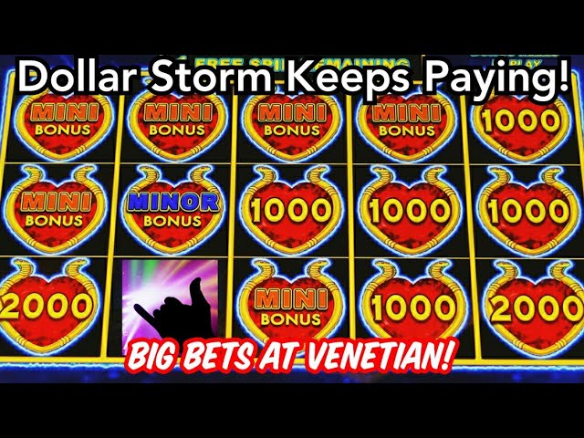 Got a $25 Bet Bonus on Dollar Storm! Can My ATM at the Venetian Come through Again?