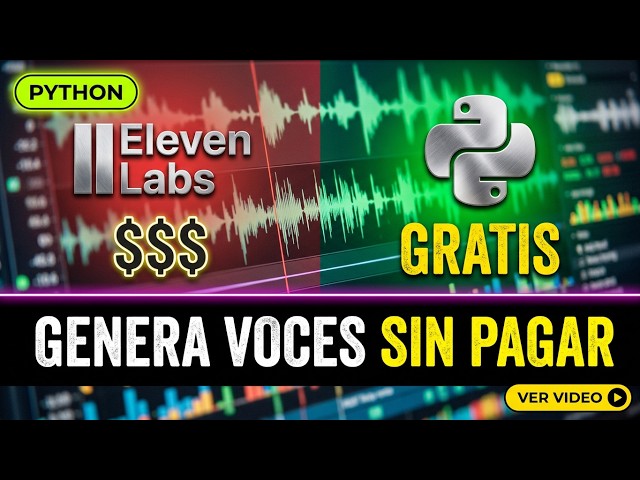 Como generar voz con IA en Python paso a paso - Tutorial completo