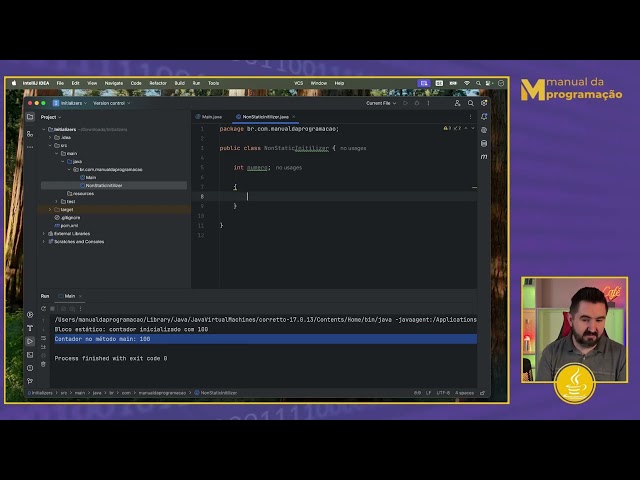 Java Course #20 - Static and Non-Static Initializers