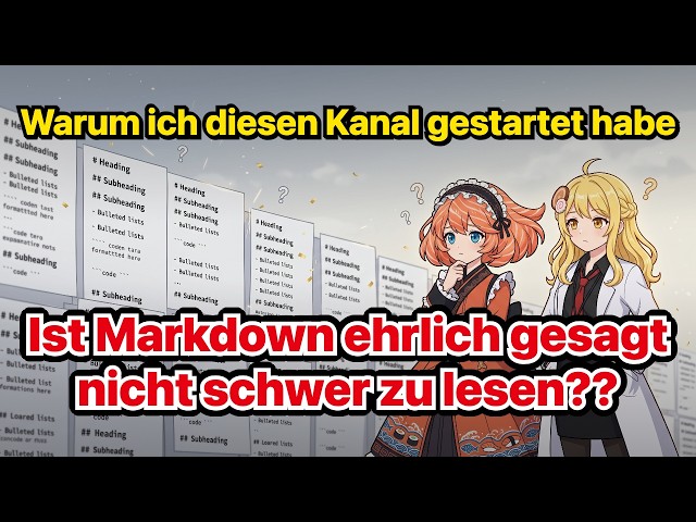 Unser japanischer Kanal wird 6 Monate alt! Ist Markdown wirklich so schwer zu lesen?