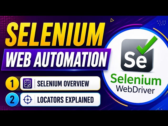 Selenium Overview & Locators Explained |Selenium Tutorial for Beginners | Selenium Basics #testing 