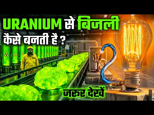 Nuclear Power Plant में बिजली कैसे बनती है? 😳 Full Process Explained ☢️