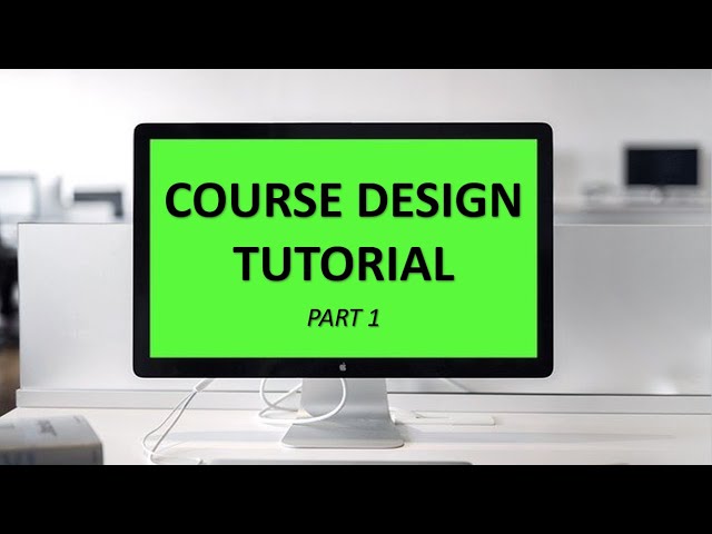 TUTORIAL: How to design a self-paced course? - Part 1/4