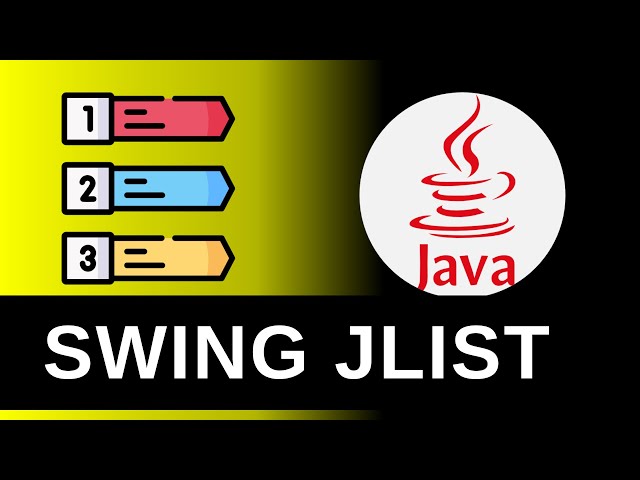 Creating JList - Java Swing Tutorial 11