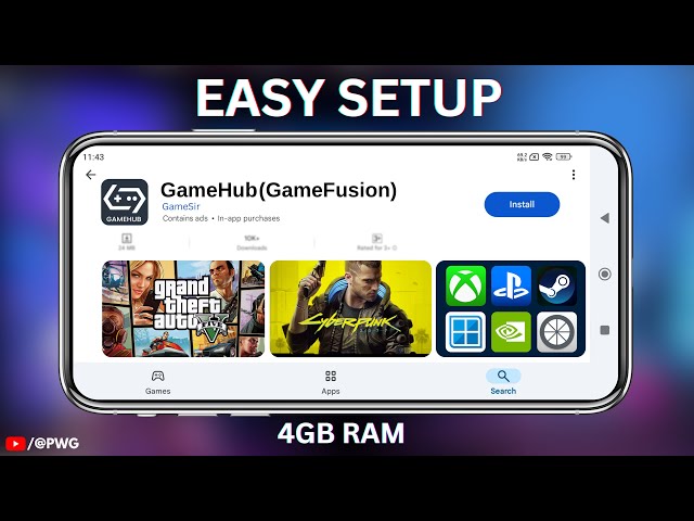 Setup GameFusion Emulator on Any Android Phone - GameHub Emulator