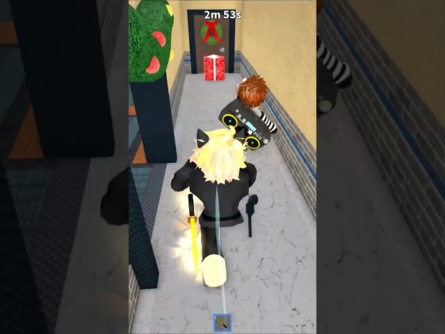 Saving MM2 from slenders as CAT NOIR ! (MURD KEYBOARD ASMR)