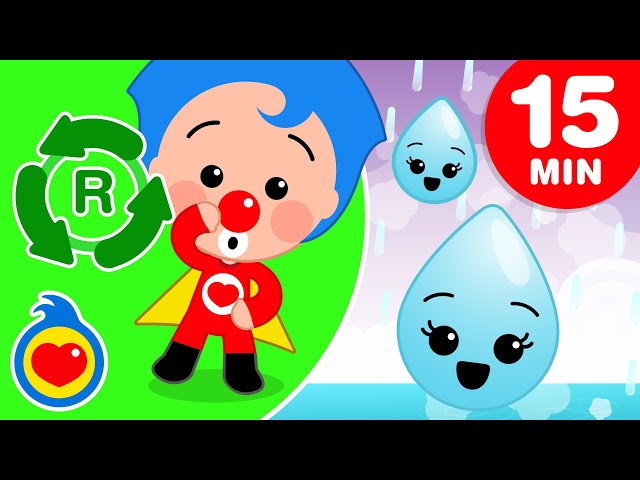 Las 4 R | Y Más Canciones Infantiles sobre el Reciclaje (15 Min) | Plim Plim