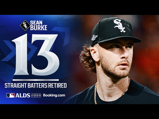 13 STRAIGHT BATTERS RETIRED by White Sox pitcher Sean Burke in 2026 ALDS Game 2 | MLB Highlights