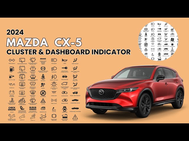 2024 Mazda CX-5 Cluster & Dashboard Warning Indicators Guide
