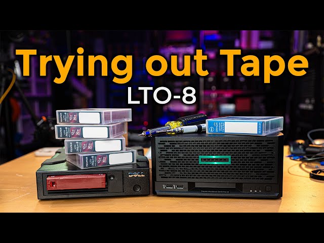 Tape Backup: LTO-8 Drive and Looking at HPE MicroServer G10+ v2