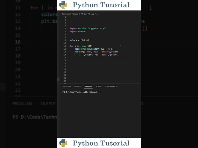 Animating Charts With Python | Python Tutorial