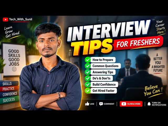 One Interview Tip That Can Help You Get Selected 🔥 | Tech_With_Sunil