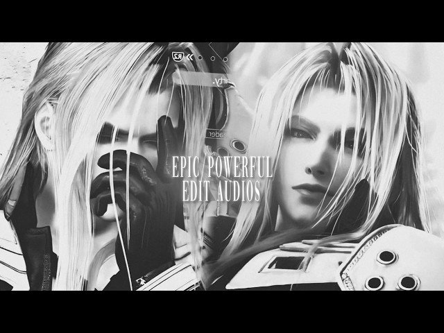 ⋆˚ epic/powerful edit audios + timestamps 🗡