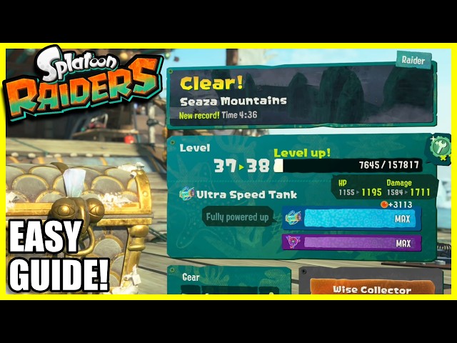 Splatoon Raiders | Seaza Mountains Easy Guide