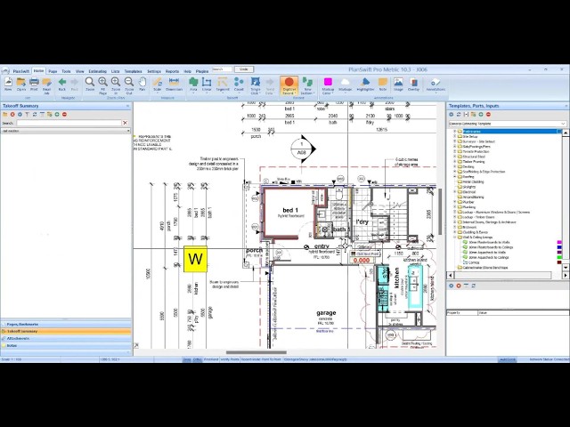 PlanSwift Tutorial: Wall & Ceiling Linings/Roofing Part 1 Quantity Takeoff