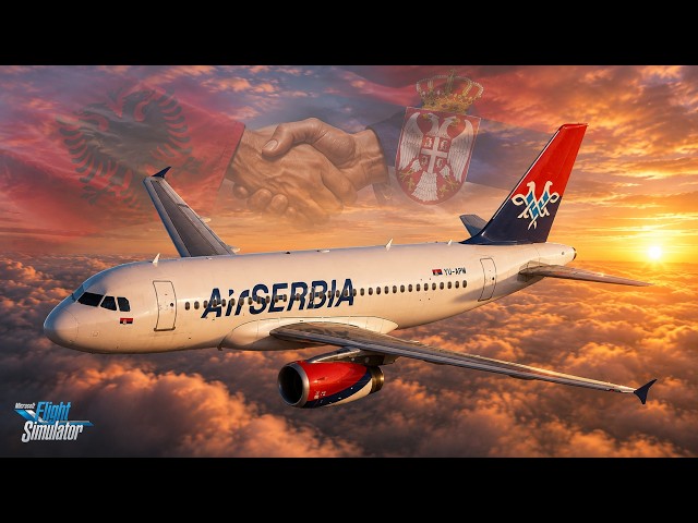 Balkan Connection 🇷🇸🤝🇦🇱 | Air Serbia A319 | Belgrade to Tirana