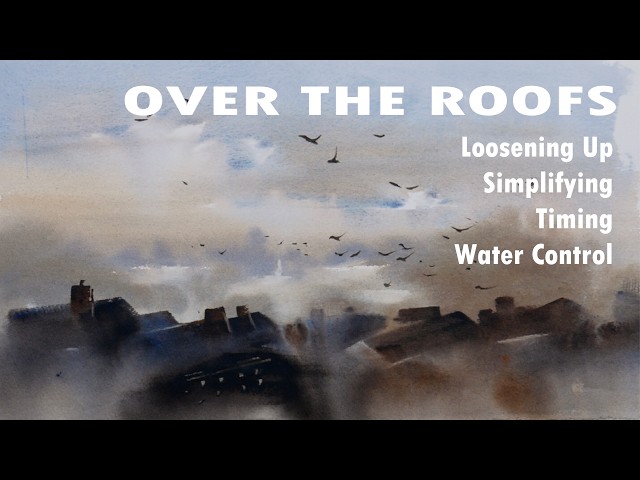 How to Loosen Up - Watercolor Painting Simple Urban Scene