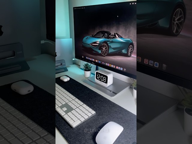 XECH Mini Table clock from | #Tech #productivity #setup #clock #shorts #trending #lifestyle