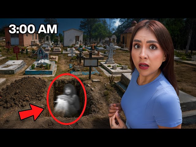 WE FOUND THE SPIRIT OF A GIRL IN A CEMETERY
